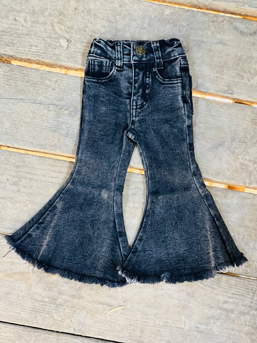 Black Acid Wash Bells The Little Heifer Wholesale