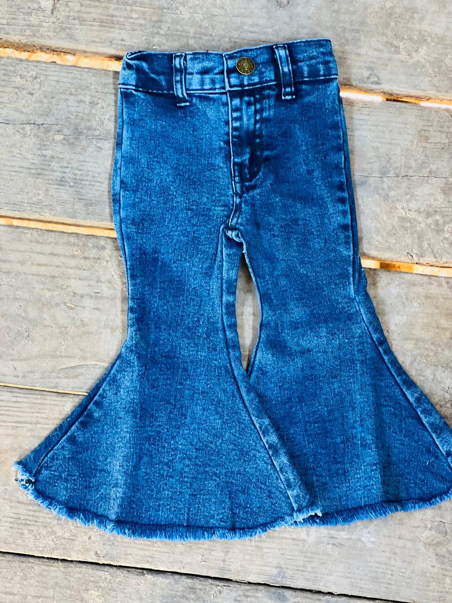 Denim Acid Wash Bells The Little Heifer Wholesale