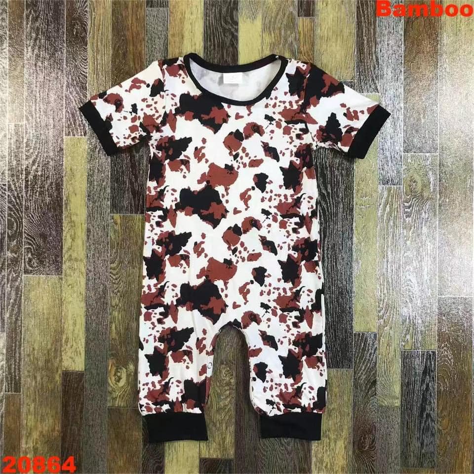 COW BAMBOO ROMPER